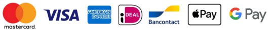 Accepted payment icon logos Visa Mastercard PayPal for Piwtv checkout